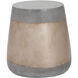 Aries 16 X 15 inch Gold Outdoor End Table